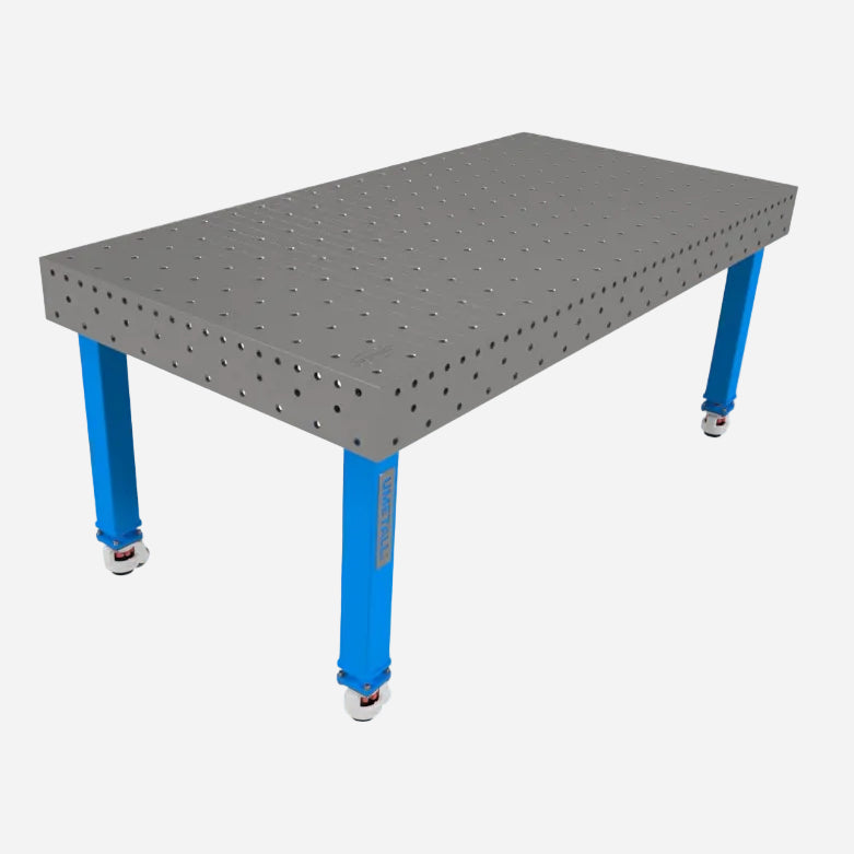 Welding Table PRO 10 2000x1000 Grid 100x100 Mobile