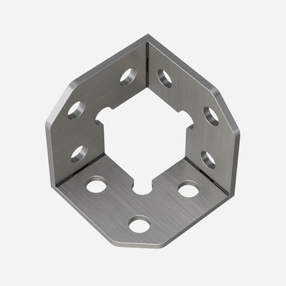 Clamping Square Corner 100x100x100 4 mm