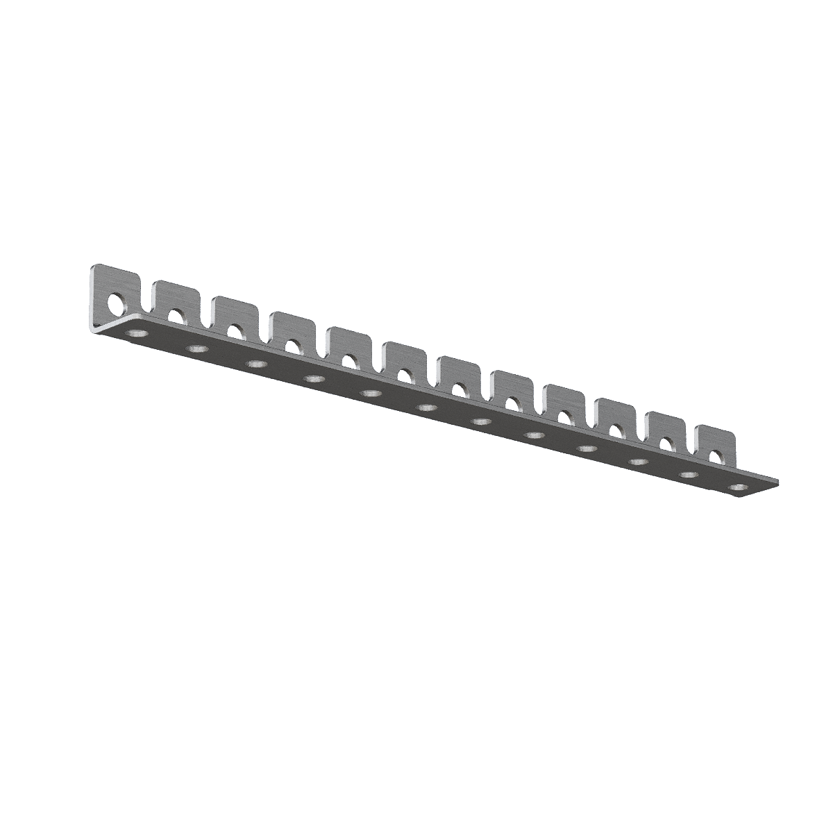 Perforiertes Metallwinkel 590x50x50 4 mm