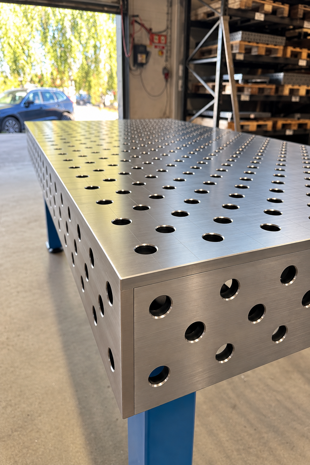 Welding Table ULTRA 15 1500×1500 Ø28 Chess Mobile