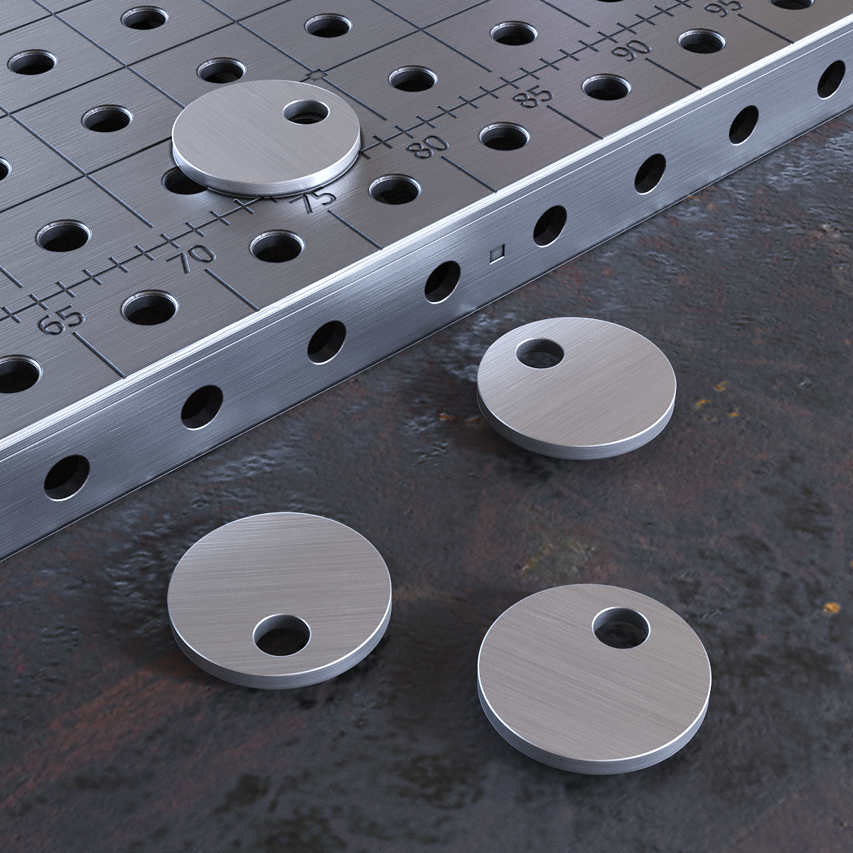 Round Eccentric Stop D65 6 mm