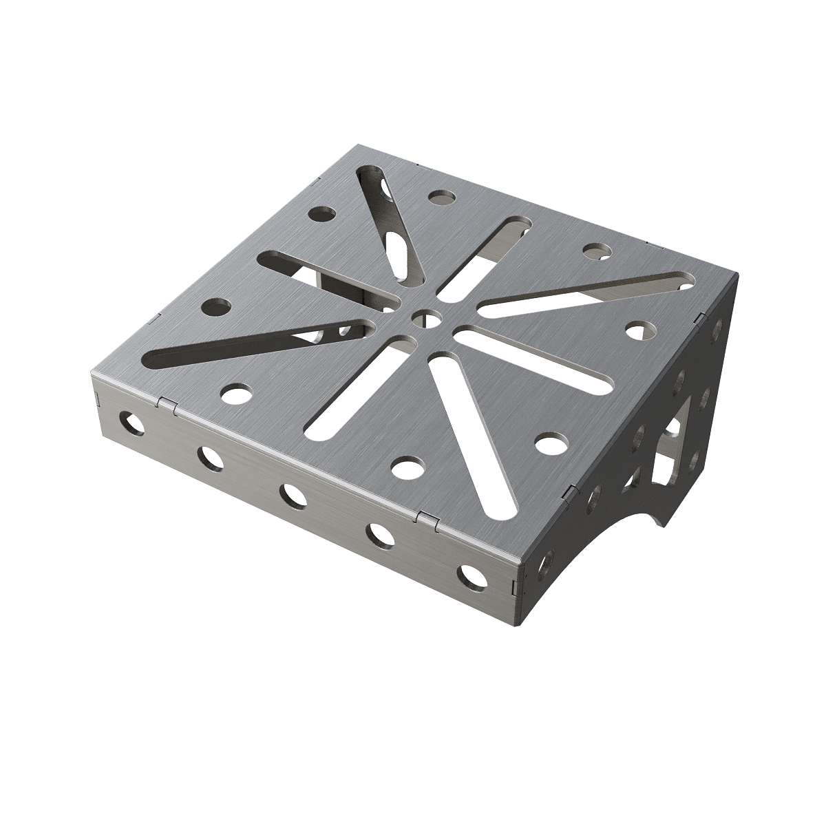 Schraubstockhalterung 01 250х250х150 4 mm Werkbankverlängerung