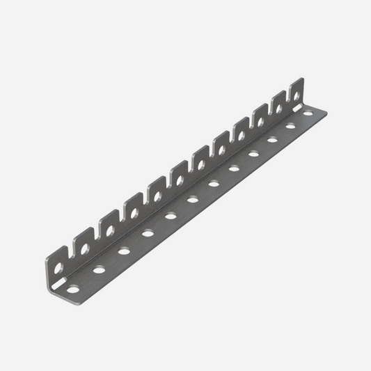 Perforated metal angle 590x50x50 4 mm