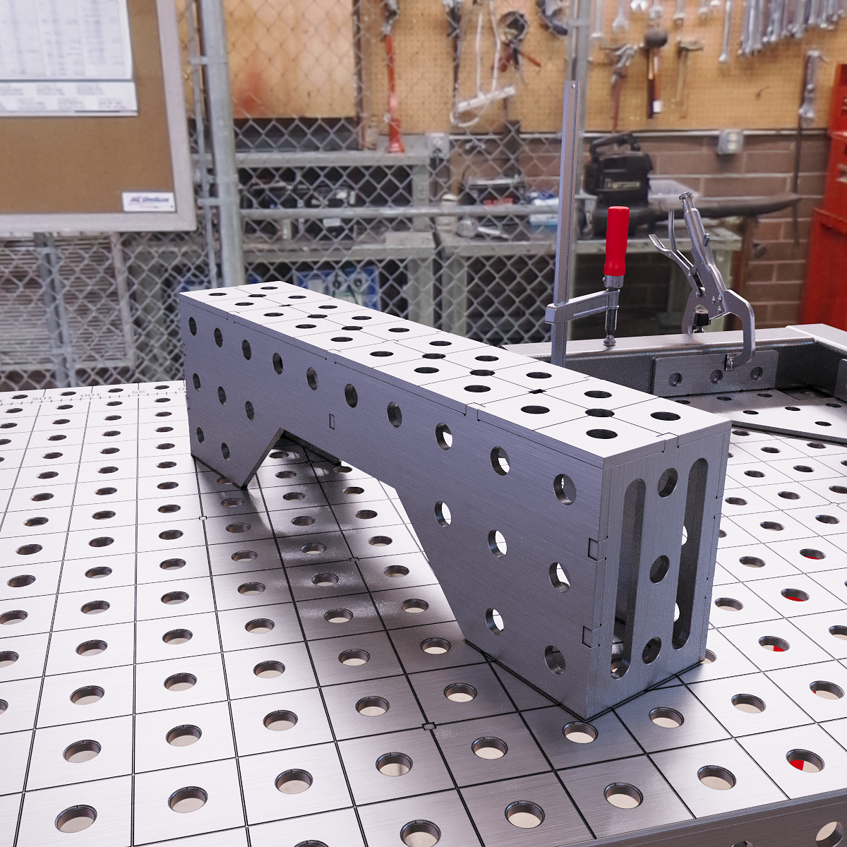 Support Block 500x100x150 6 mm