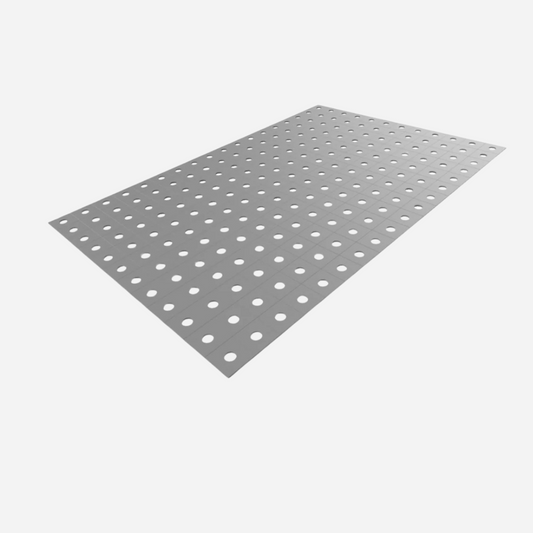 Perforiertes Edelstahlblech 900x600 1mm für Schweisstisch