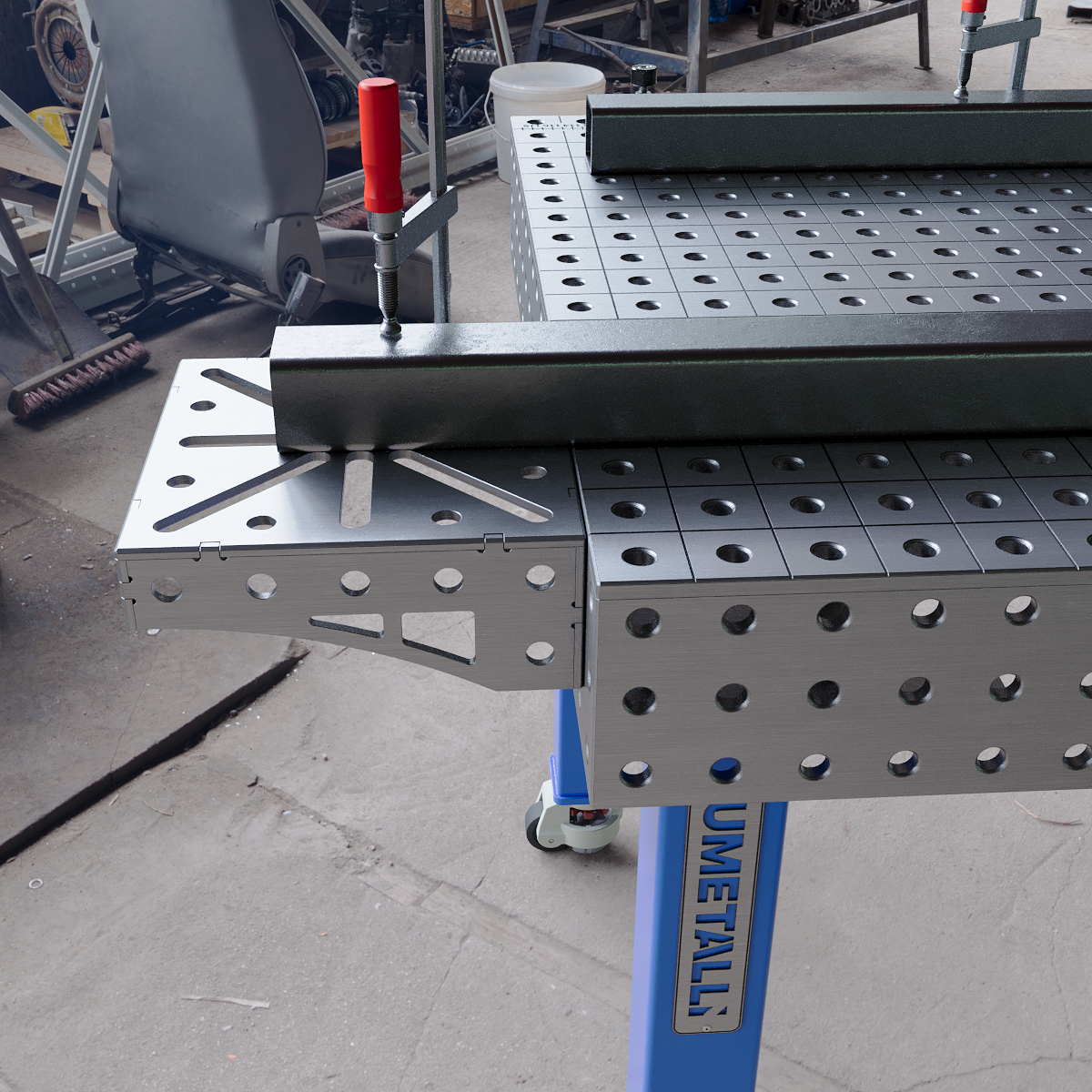 Schraubstockhalterung 01 250х250х150 4 mm Werkbankverlängerung 