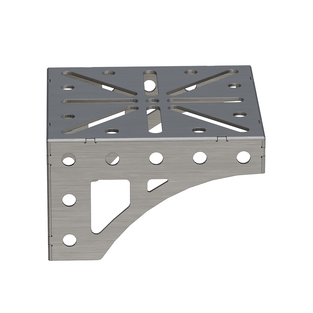 Schraubstockhalterung 01 250х250х150 4 mm Werkbankverlängerung 